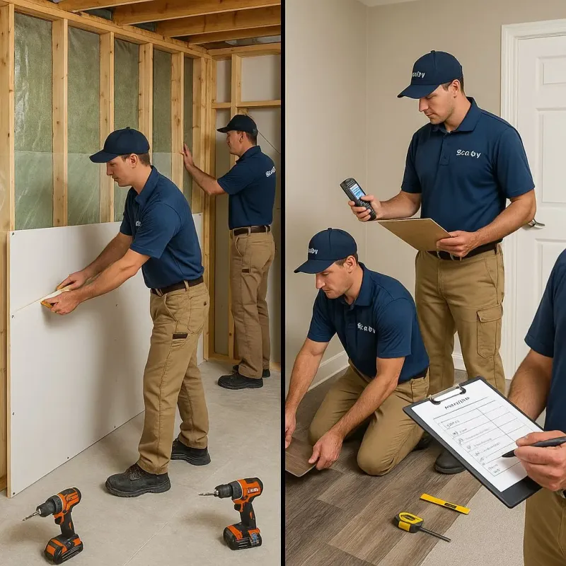 Repairs and Reconstruction process in Nelson County, ND